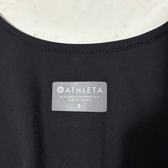 Athleta Roaming Black Sleeveless Jumpsuit Size 8 - Picture 5 of 6